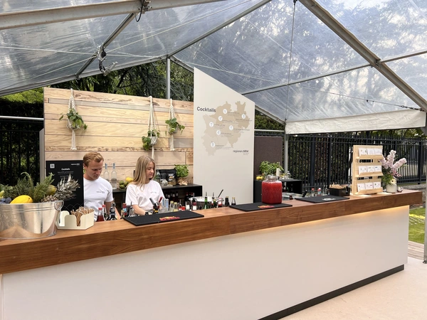 Cocktailbar auf einem event